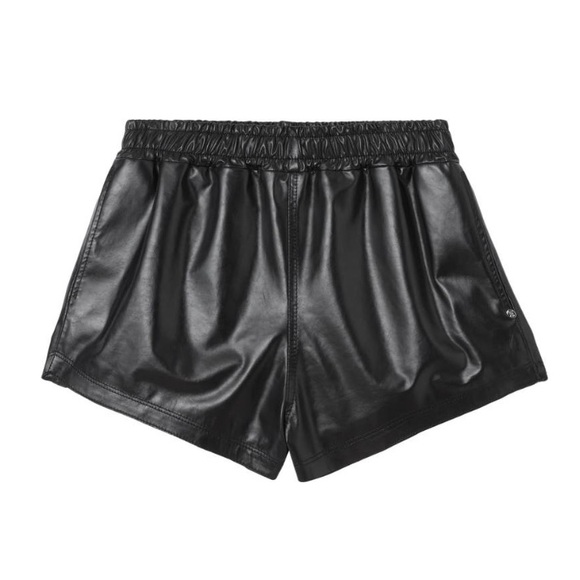 NWT💕BURBERRY Carol Leather Pull-On Shorts Size US 8 - Picture 2 of 15